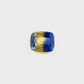 1.27ct Blue & Yellow Bi-colour Sapphire - 6.28 x 5.25 x 3.54mm