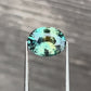 4.01ct Unheated Bi-Colour Teal Sapphire