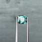 1.15ct Unheated Green Teal Sapphire - 6.38 x 5.70 x 4.01mm