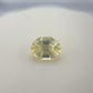 1.41ct Unheated Yellow Sapphire - 7.40 x 5.52 x 4.49mm