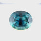 12.37ct Teal Sapphire - 15.25 x 12.55 x 8.44mm