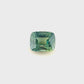 1.55ct Unheated Green Sapphire - 6.50 x 5.32 x 4.42mm