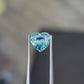 2.51ct Unheated Teal Sapphire - 8.34 x 7.92 x 5.18mm