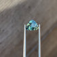 1.56ct Unheated Green Teal Sapphire