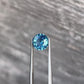 1.12ct Unheated Blue Teal Sapphire - 6.54 x 3.73mm