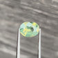 2.06ct Unheated Green Yellow Opalescent Sapphire