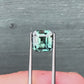 3.10ct Unheated Green Teal Sapphire - 7.67 x 7.46 x 5.54mm