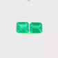 1.32ct Emerald Pair - 5.52 x 4.74 x 3.25mm / 5.54 x 4.81 x 3.14mm